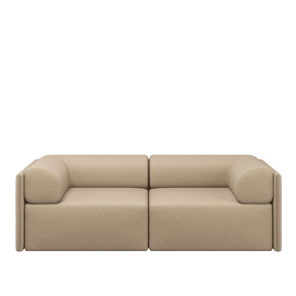 2-sits soffa – Palo Block 2-sits Låg Rygg – Beige