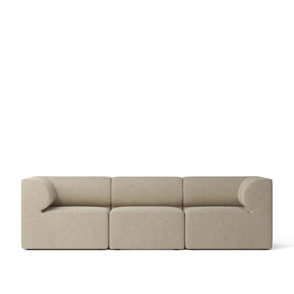 Modulsoffa – Eave 86, 3-sits, consisting of 3 Moduler Bouclé 02 (Beige) – Beige