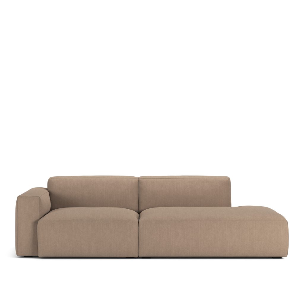 2-sits soffa – Brick 2-sits Öppen ände Höger Shadow Khaki Fast klädsel