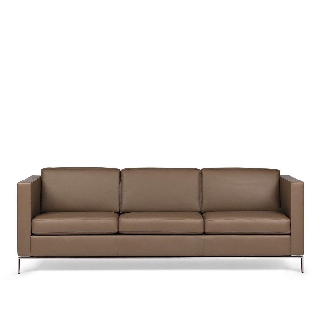 3-sits soffa – Foster 500 3-sits 500-30, Matt Brushed – Svart