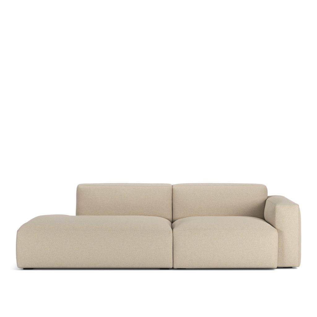 2-sits soffa – Brick 2-sits Öppen ände Vänster Lario 107 Fast klädsel