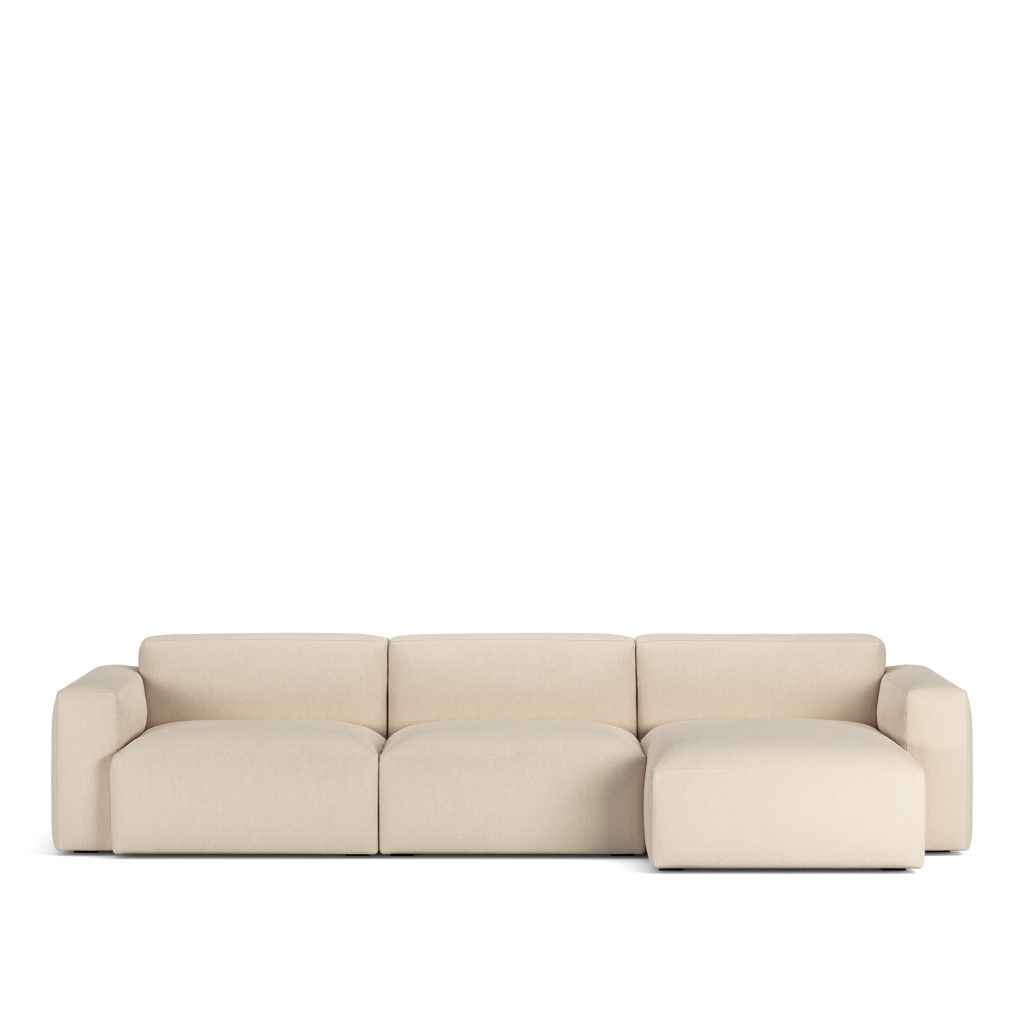 Divansoffa – Brick 3-sits Schäslong Höger Shadow Natur Fast klädsel