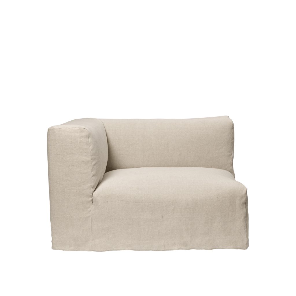 Modulsoffa – Armstöd L S400 Loose Drape, Natur – Beige