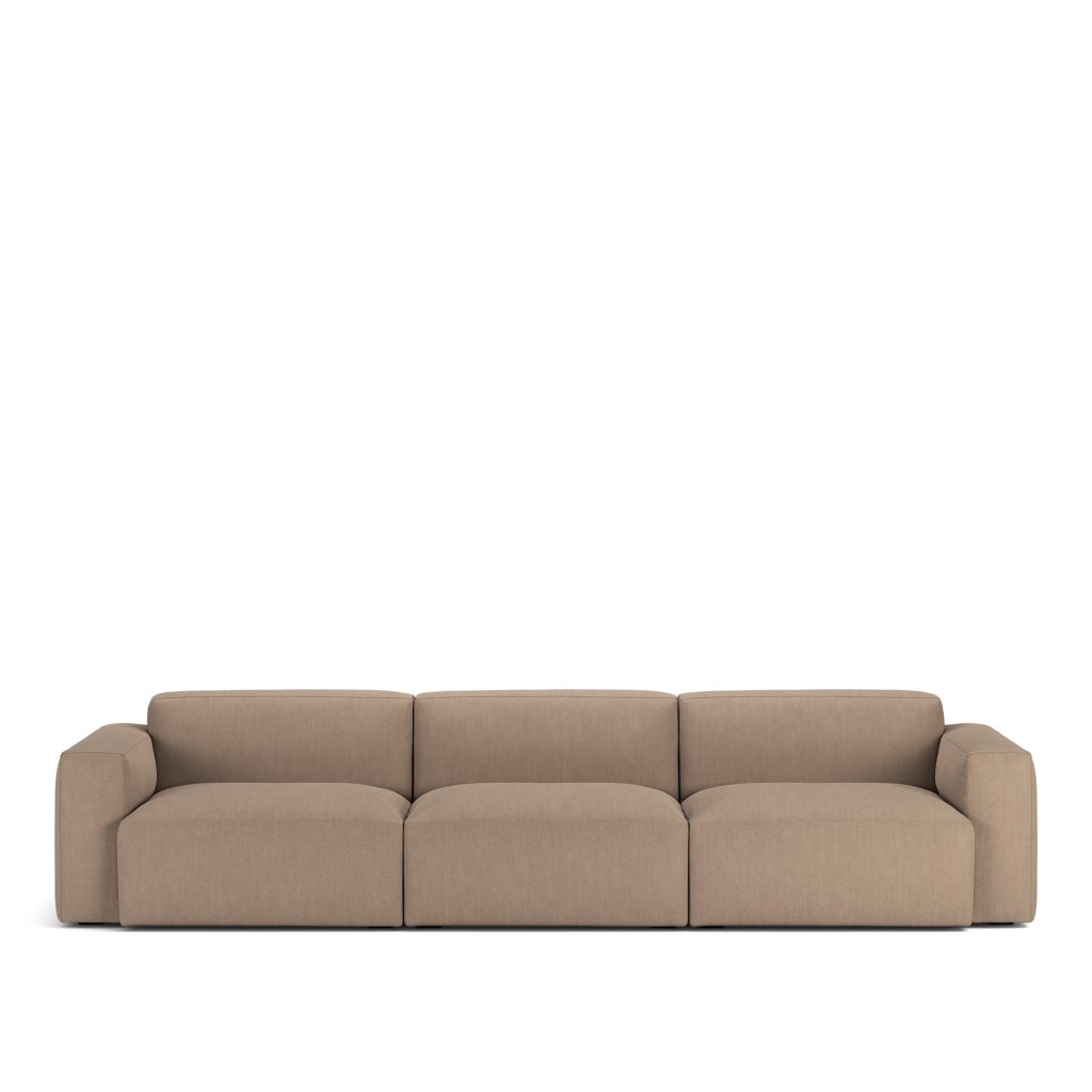 3-sits soffa – Brick 3-sits Shadow Khaki Fast klädsel