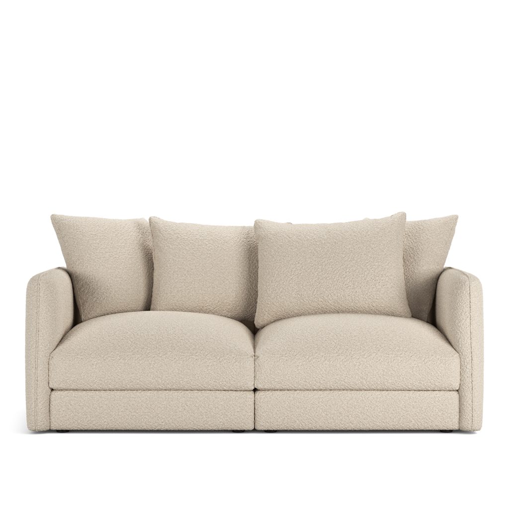2-sits soffa – Pavarotti 2-sits Ascot Vit Avtagbar klädsel