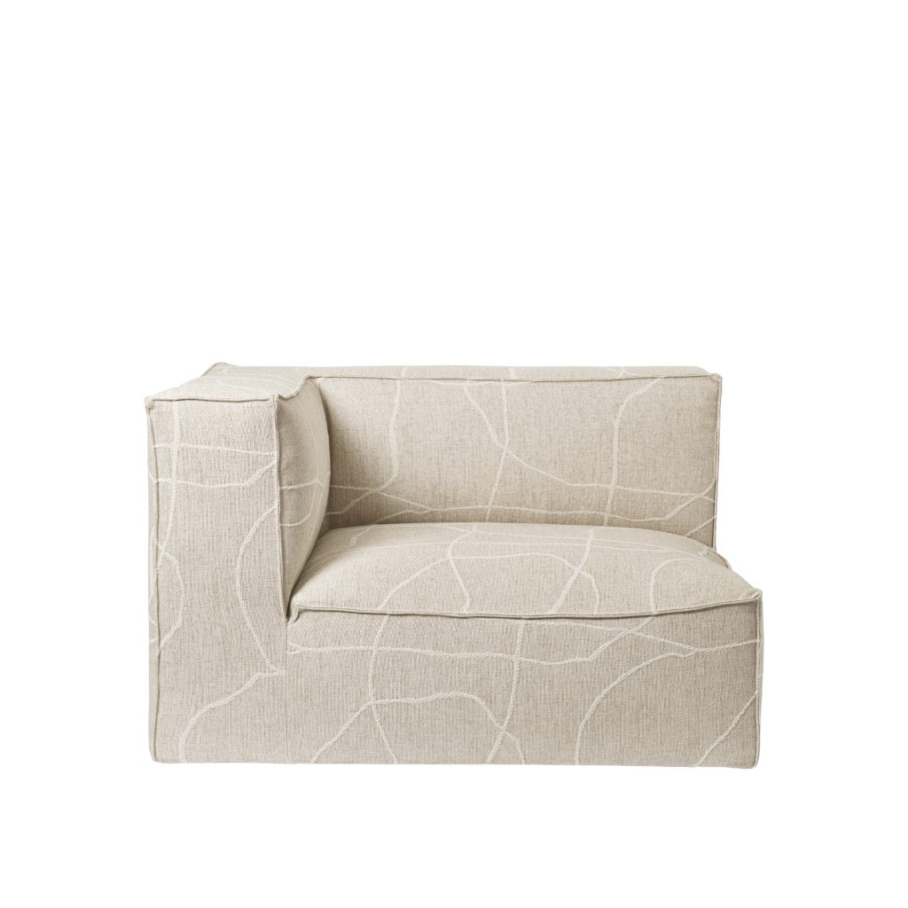 Modulsoffa – Armstöd L S400 Utzon-Can Lis, Sand/Off-w – Beige