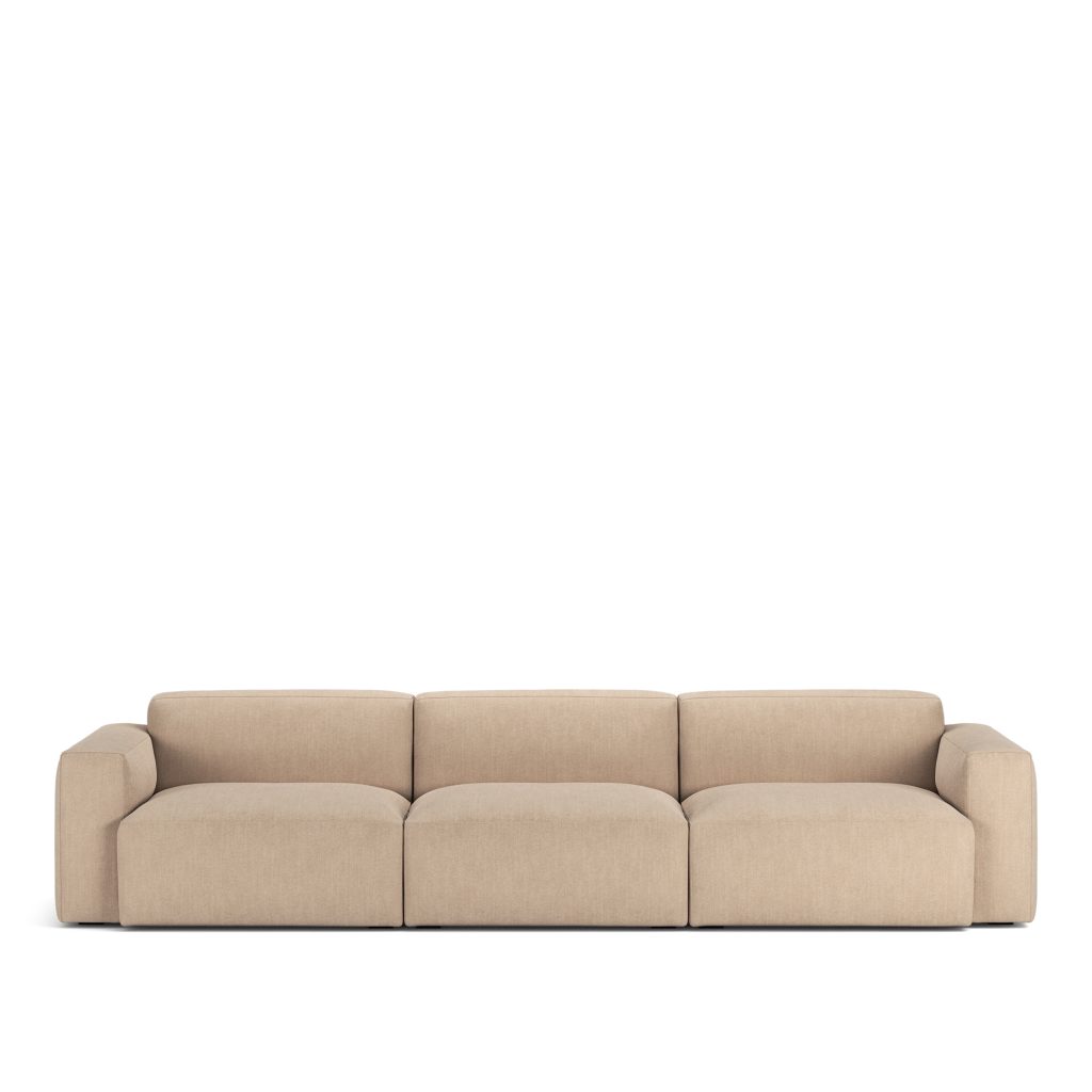 3-sits soffa – Brick 3-sits Shadow Beige Avtagbar klädsel – Beige