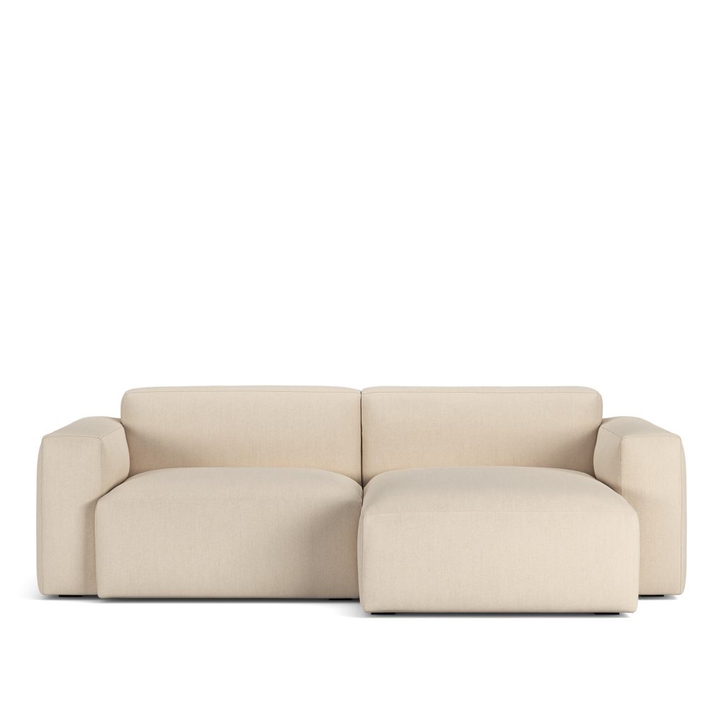 Divansoffa – Brick 2-sits Schäslong Höger Shadow Natur Fast klädsel