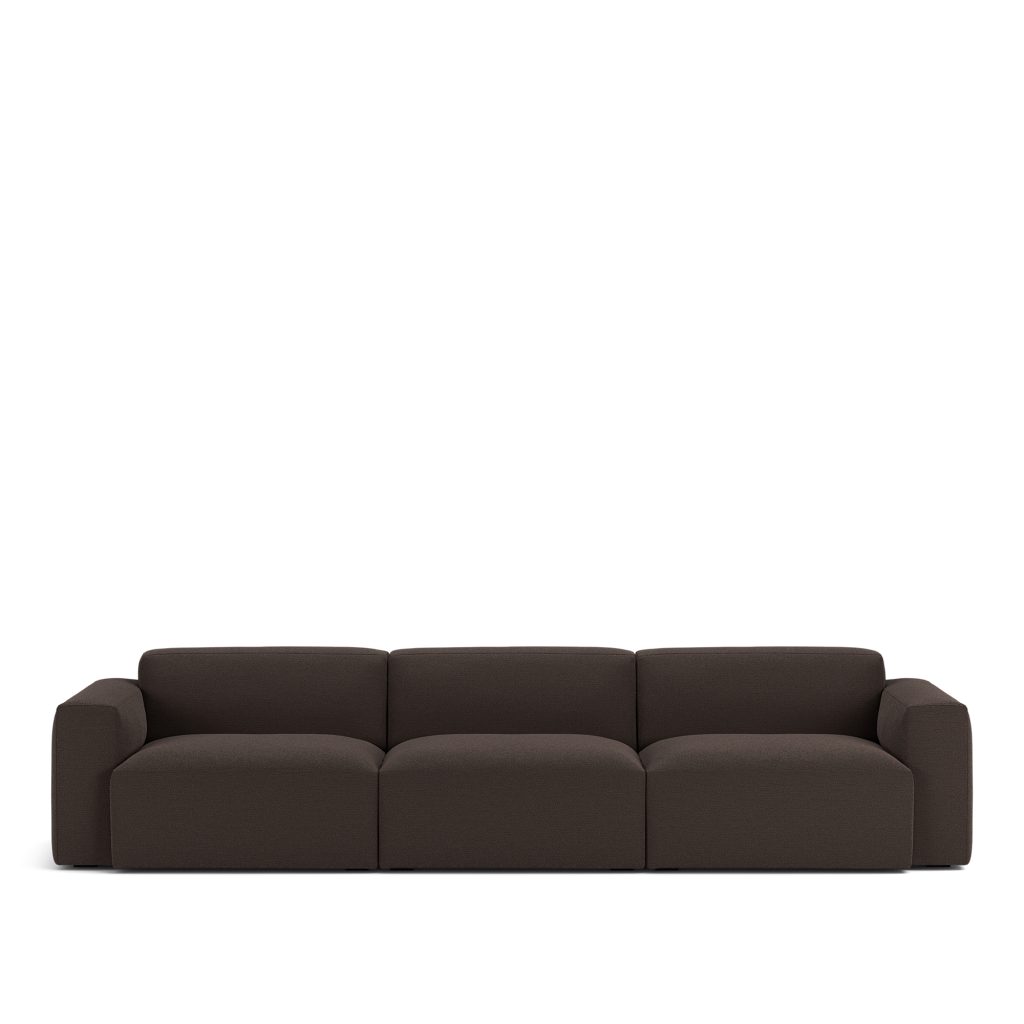 3-sits soffa – Brick 3-sits Lario 120 Fast klädsel