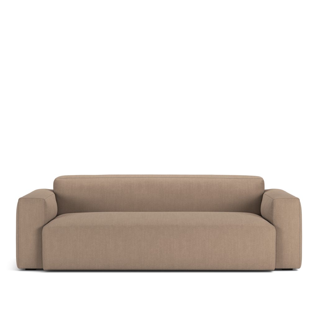 3-sits soffa – Brick 2,5-sits Shadow Khaki Fast klädsel – Grå