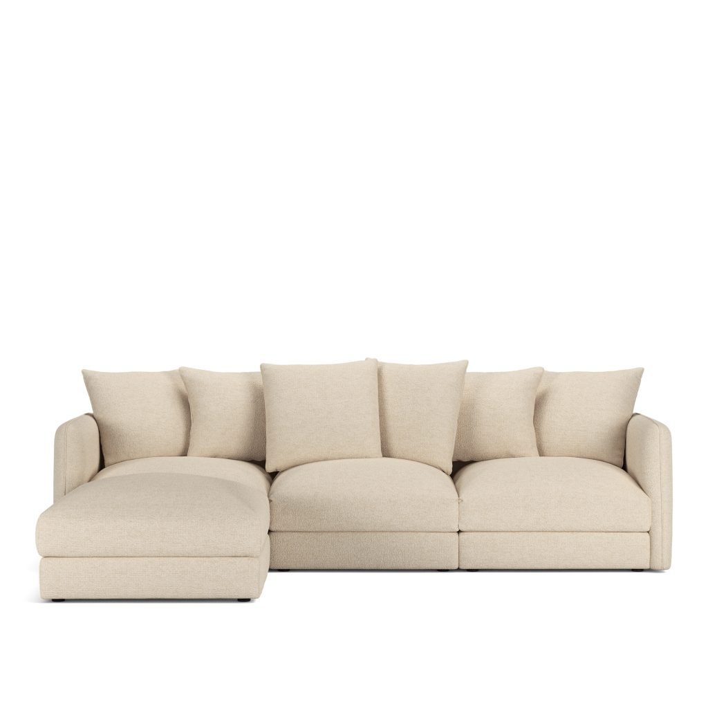 3-sits soffa – Pavarotti 3-sits Med Ottoman Lucinasco 20 Avtagbar klädsel