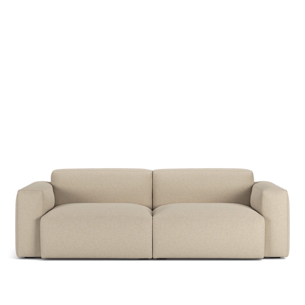 2-sits soffa – Brick 2-sits Lario 107 Fast klädsel
