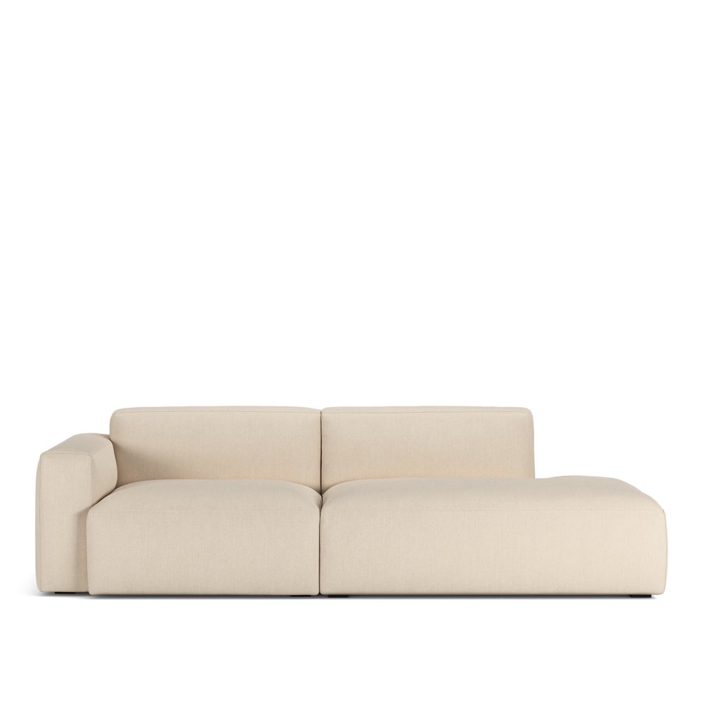 2-sits soffa – Brick 2-sits Öppen ände Höger Shadow Natur Avtagbar klädsel