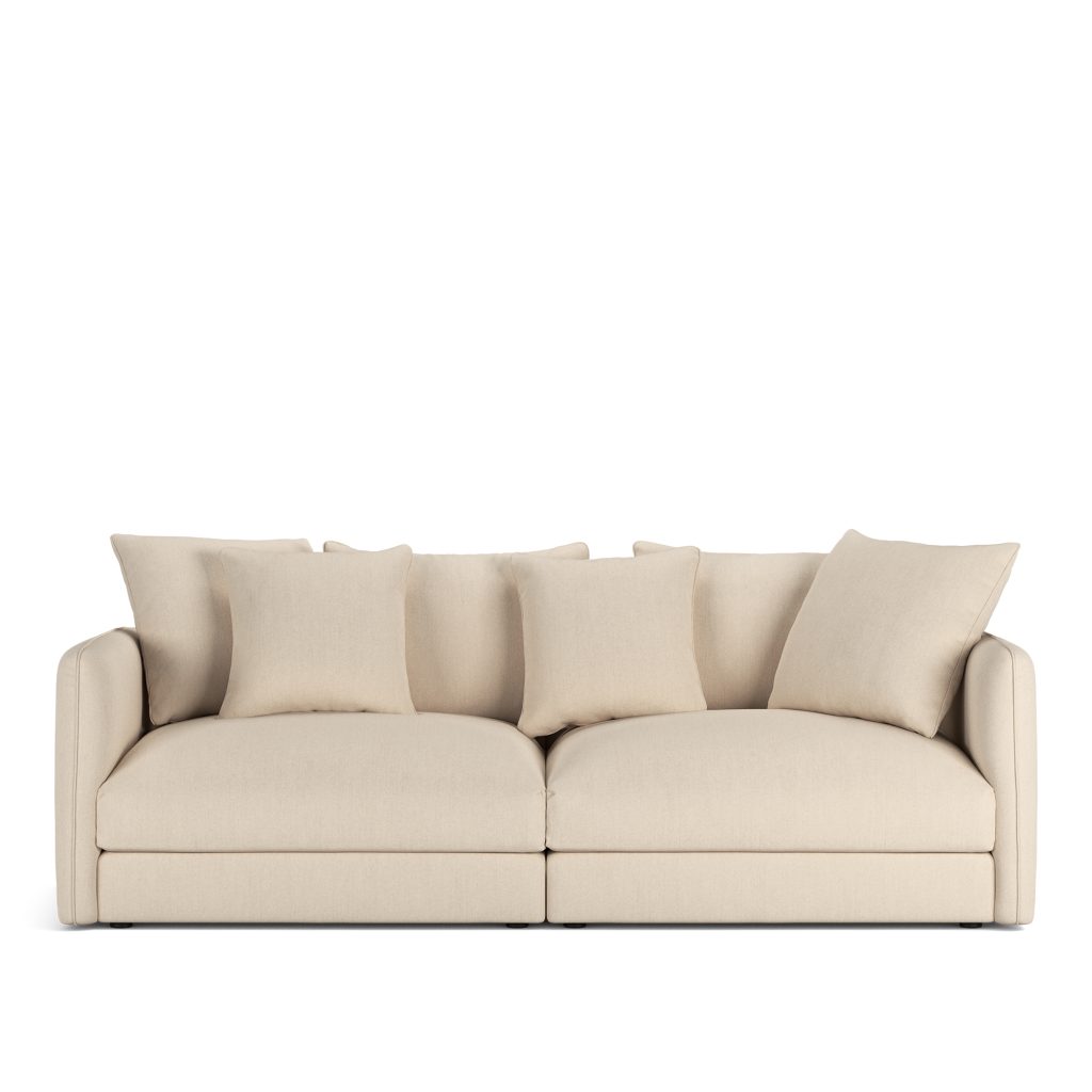 3-sits soffa – Pavarotti 2,5-sits Shadow Natur Fast klädsel