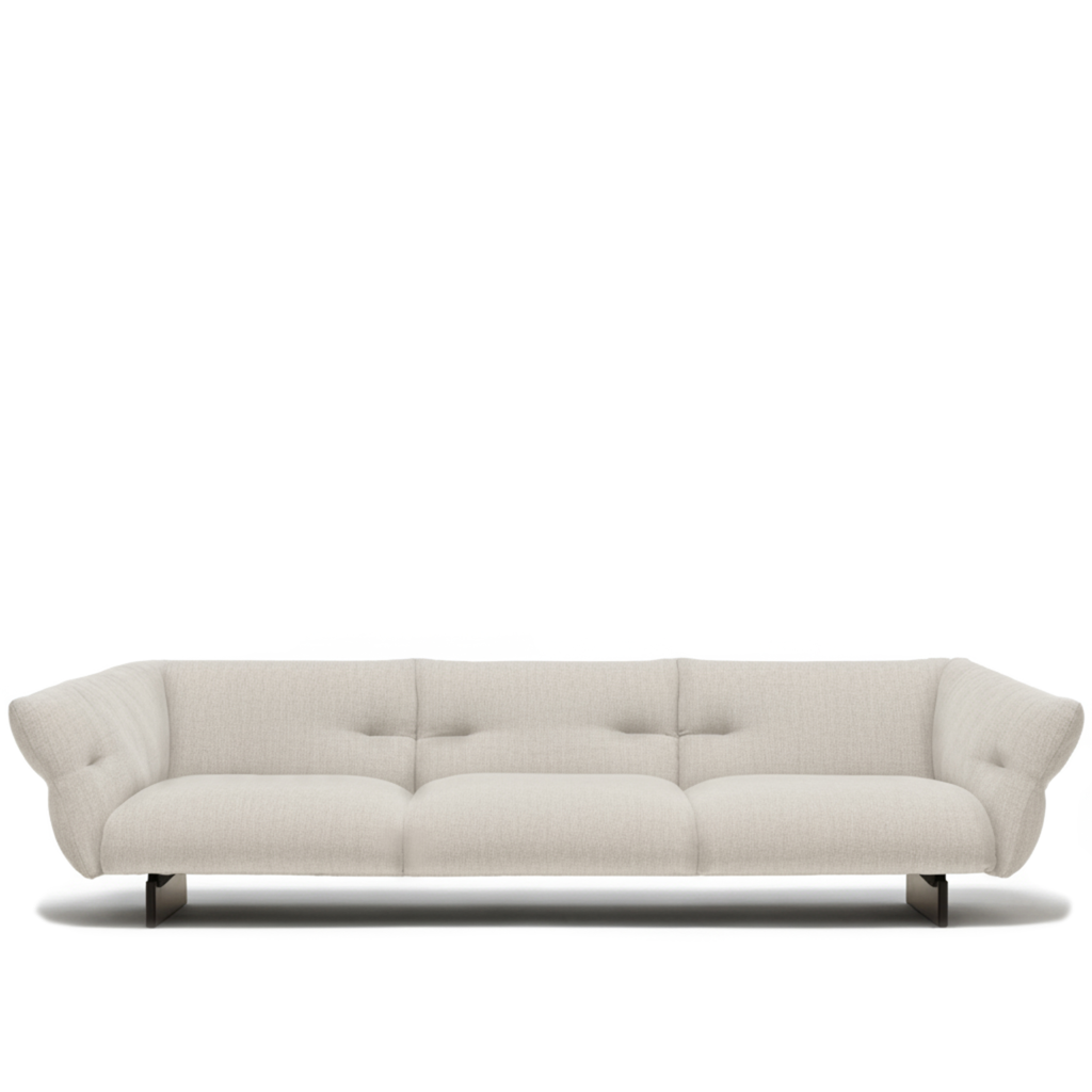 3-sits soffa – Mon-cloud 3-sits Linear – width 315 cm – Beige
