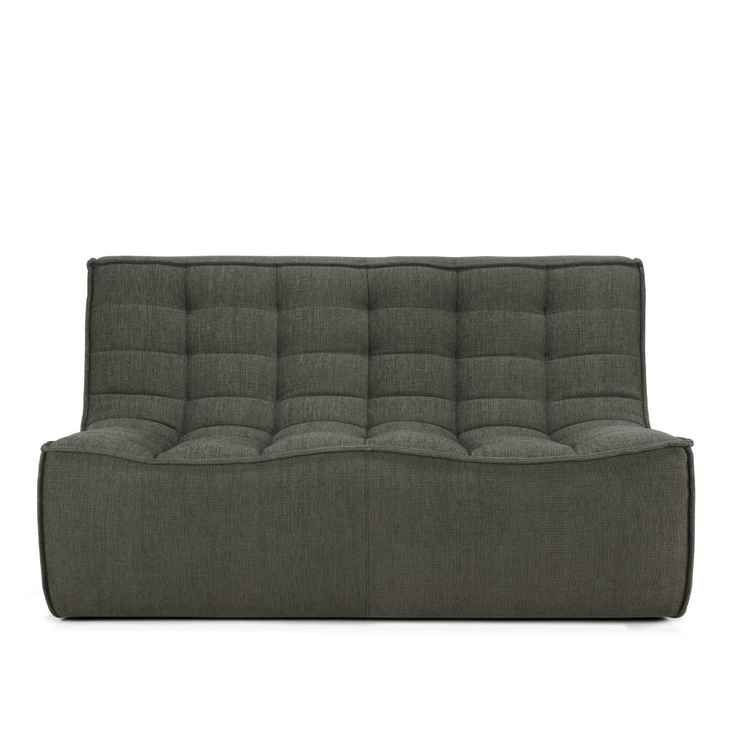 2-sits soffa – N701, Moss Eco Tyg, 2-sits – Grön