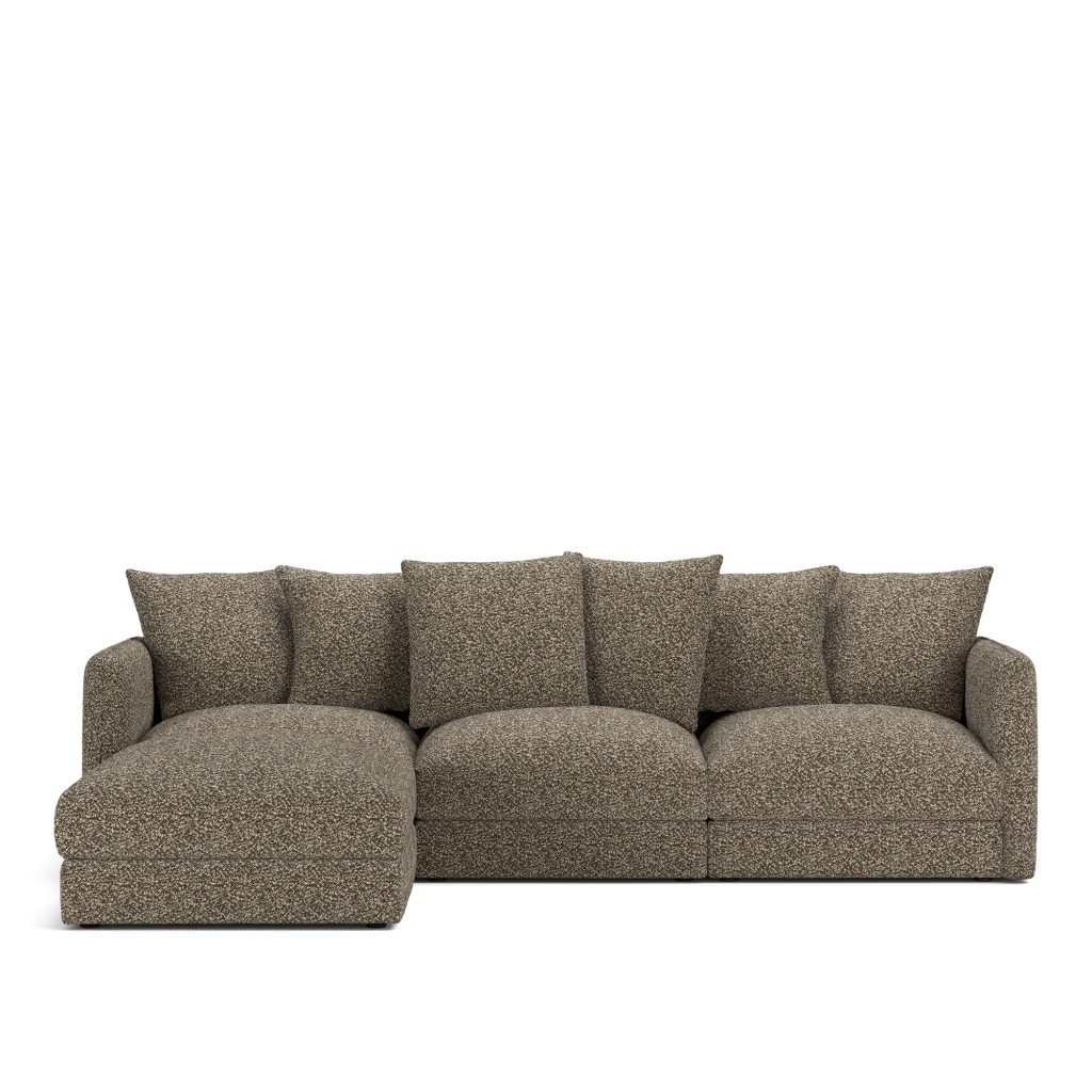 3-sits soffa – Pavarotti 3-sits Med Ottoman Vellus 02 Avtagbar klädsel
