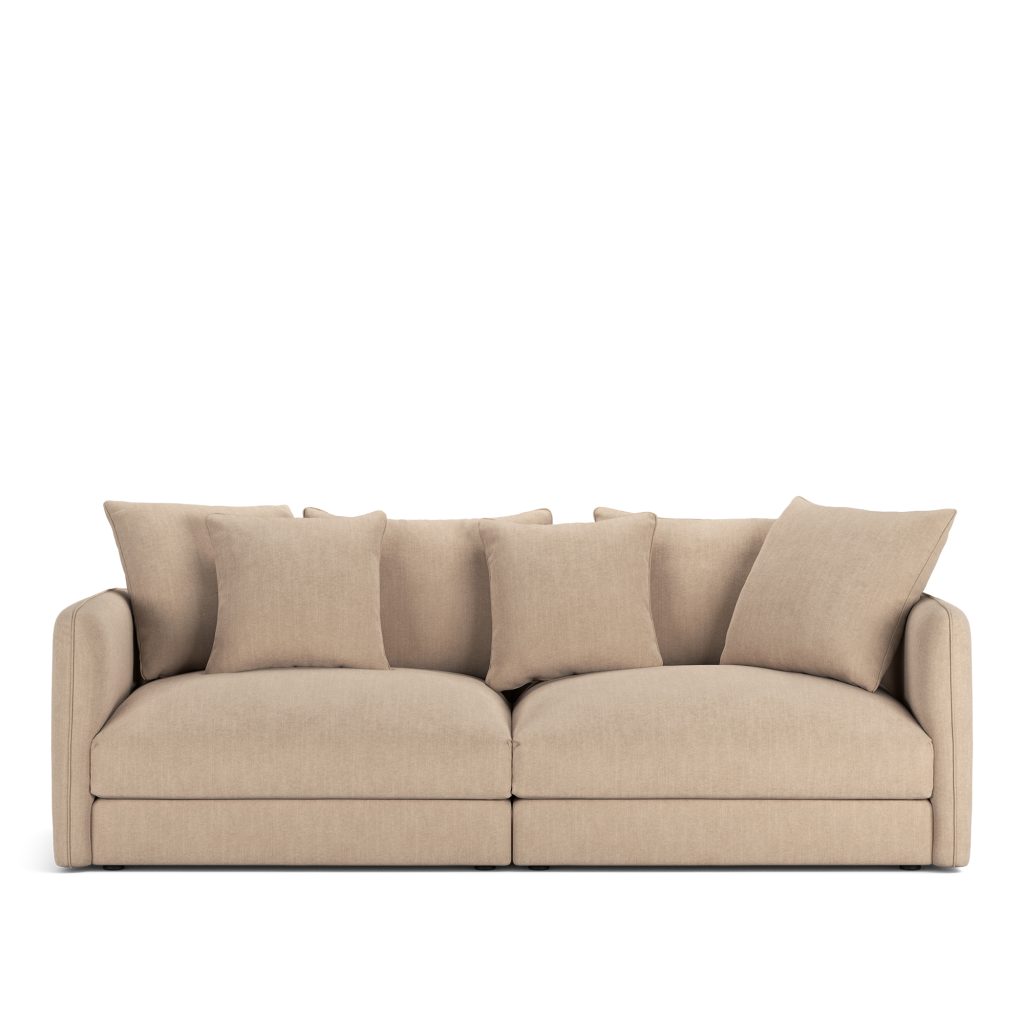 3-sits soffa – Pavarotti 2,5-sits Shadow Beige Fast klädsel