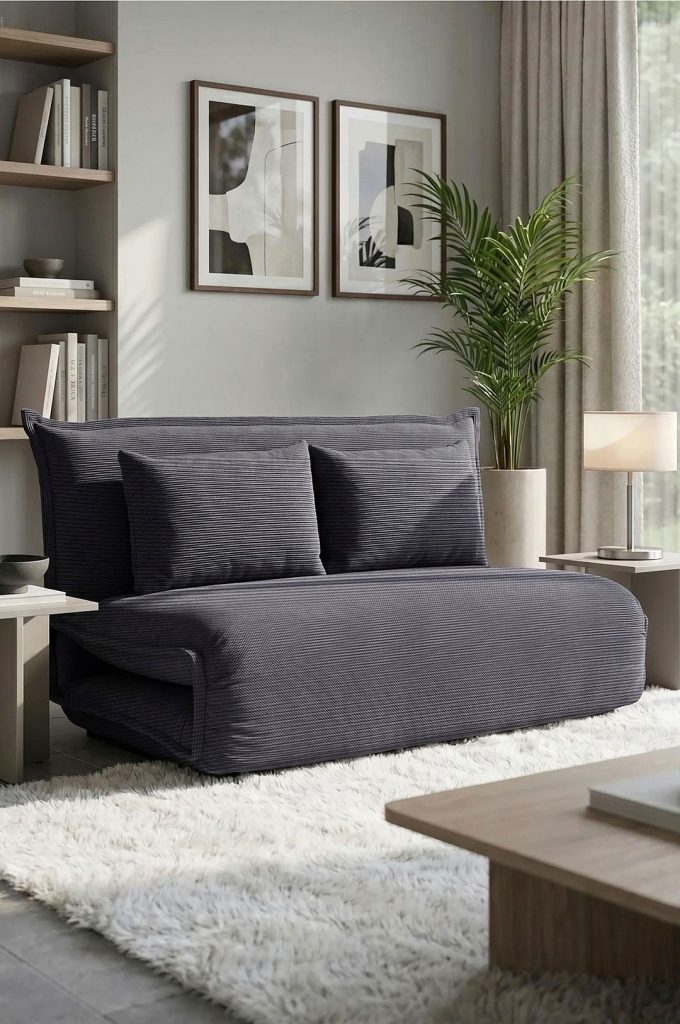 Bäddsoffa – Joni 2-sits – Grå