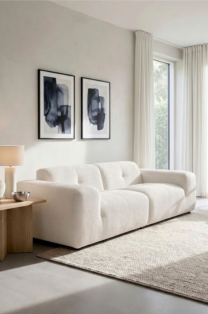 3-sits soffa – Fab 2,5-sits – Vit