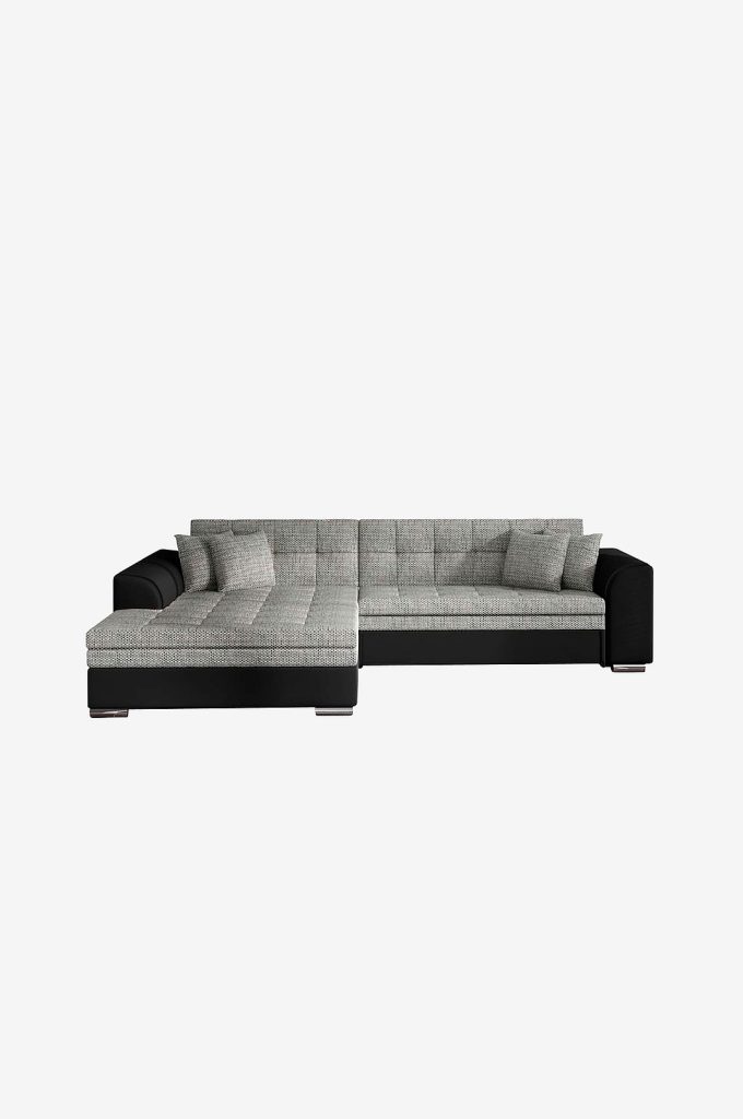 Bäddsoffa – Sorento hörn – Grå (16 999 kr)