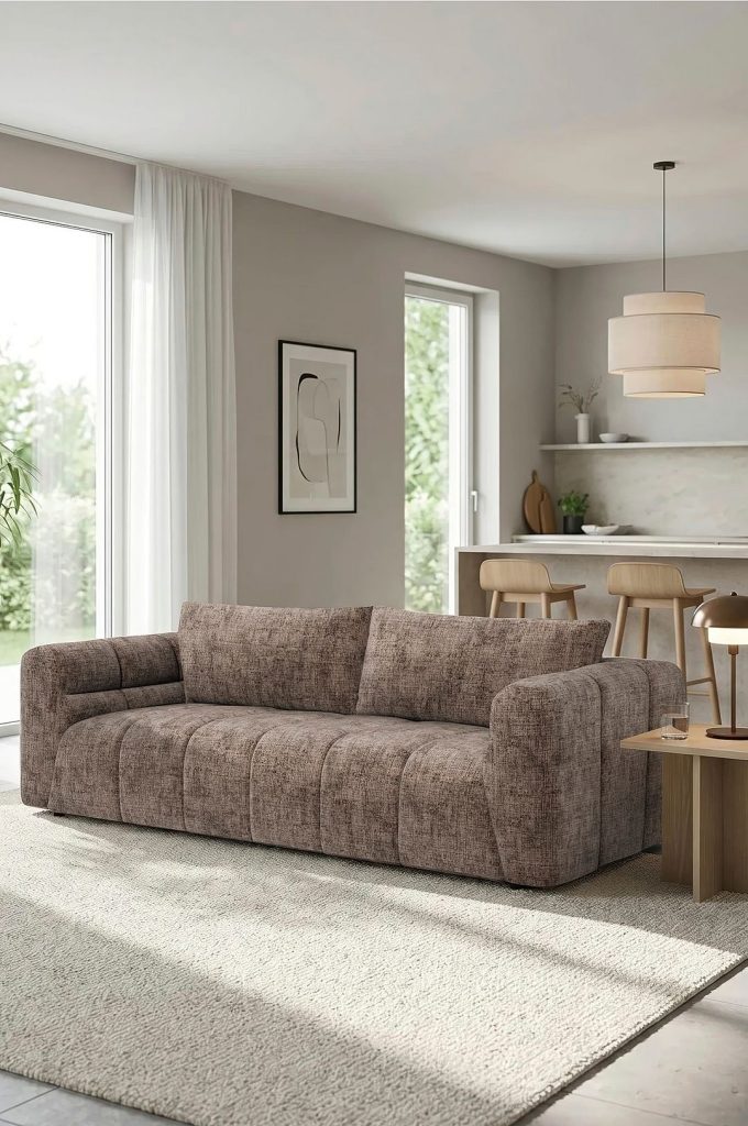 3-sits soffa – Luna – Brun