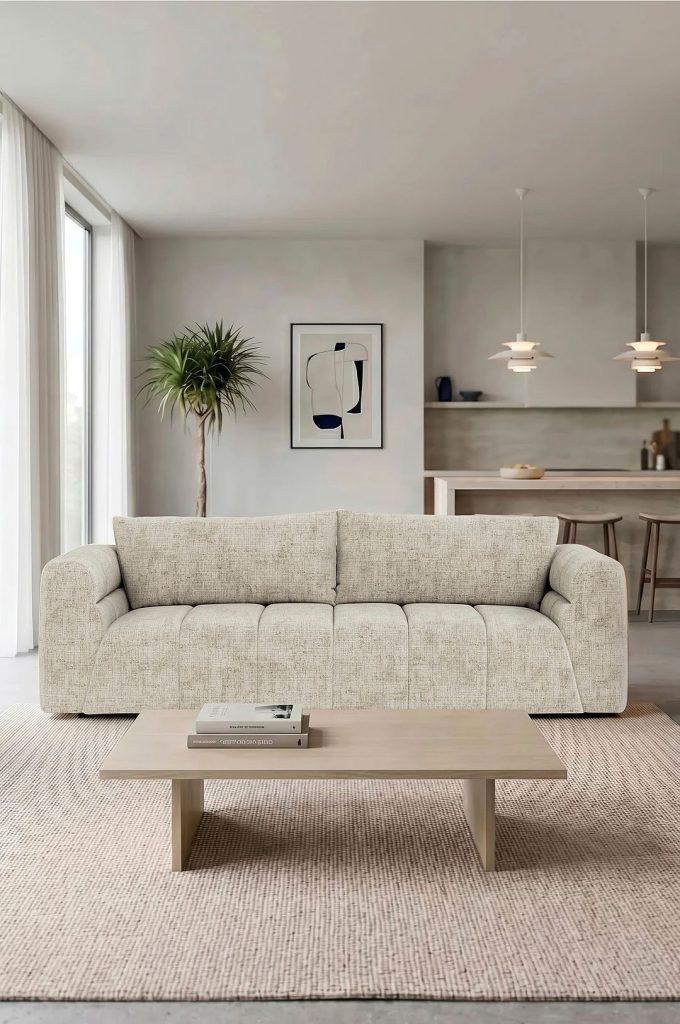 3-sits soffa – Luna – Beige