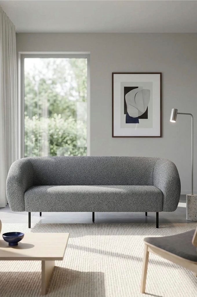3-sits soffa – Lily – Grå