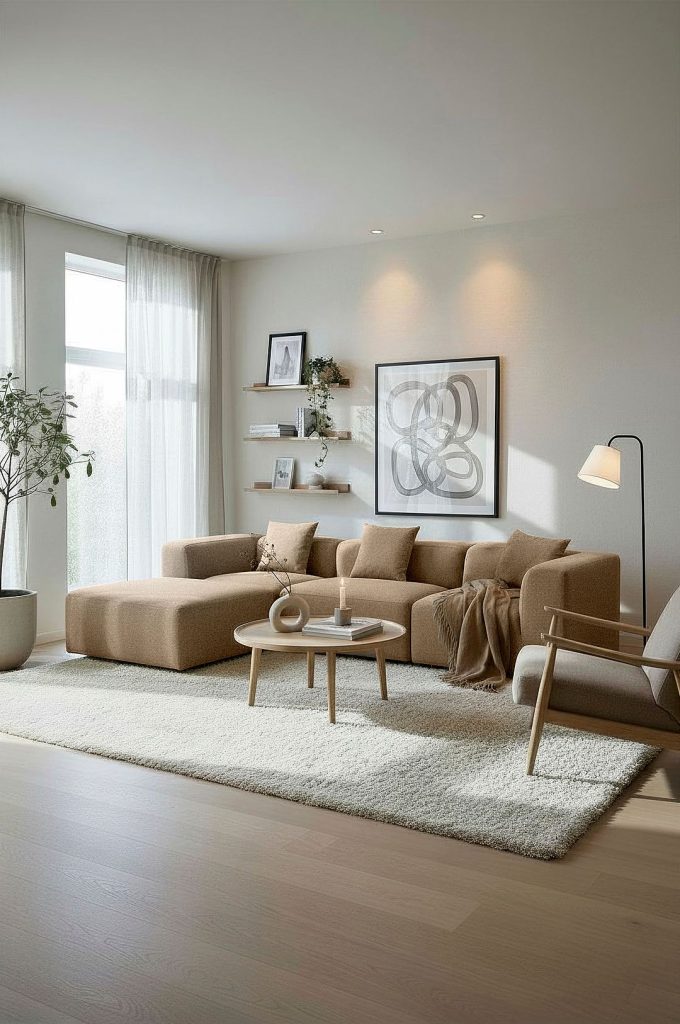 Modulsoffa – Majvor Mellanmodul – Brun
