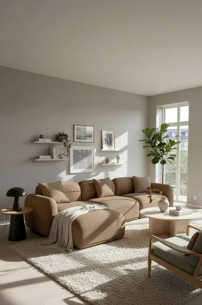 Modulsoffa – Rakel vänster modul – Brun
