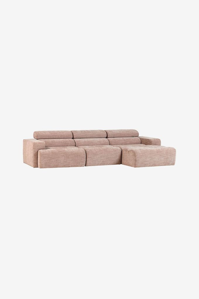 4-sits soffa – Novi Schäslong soffa höger – Natur
