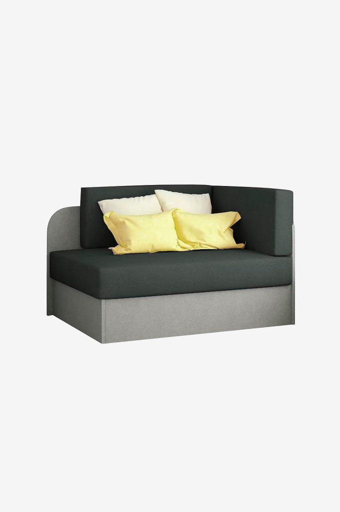 Bäddsoffa – Rosa – Grå (3 599 kr)
