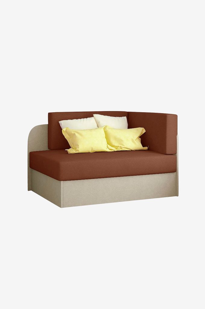Bäddsoffa – Rosa – Brun (3 599 kr)