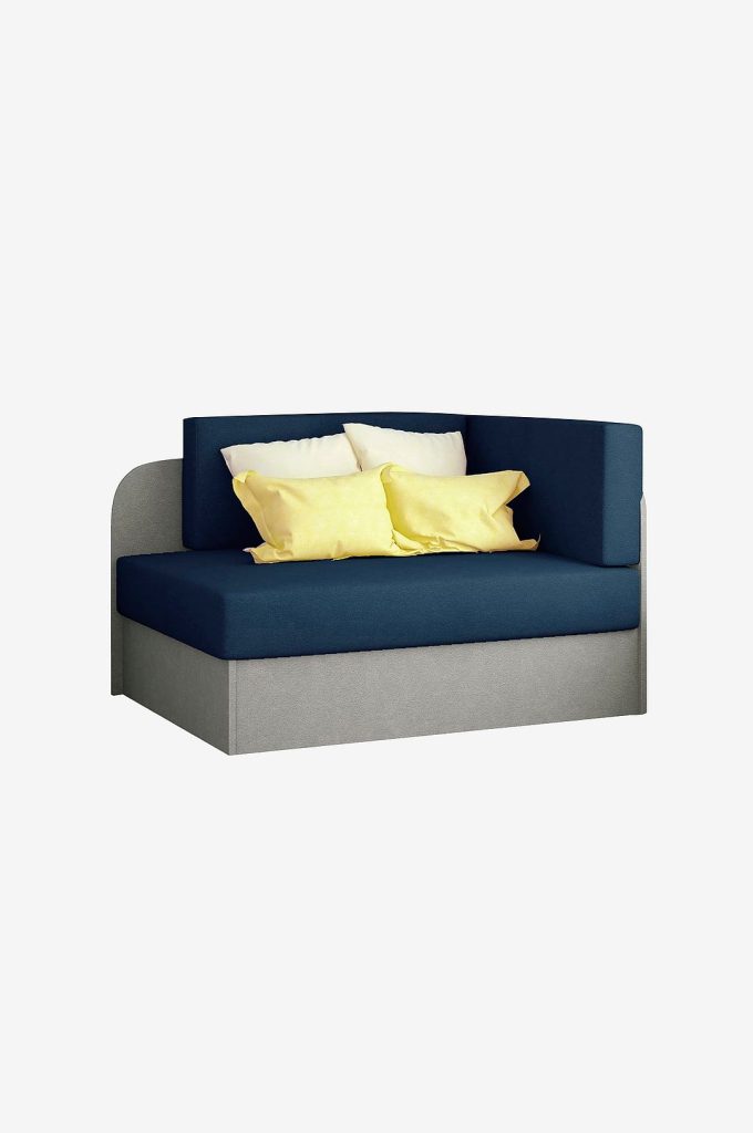 Bäddsoffa – Rosa – Blå (3 599 kr)