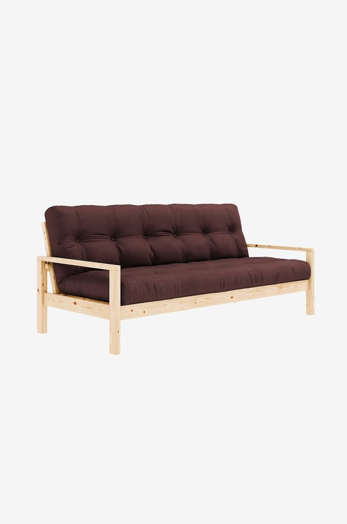 Bäddsoffa – KNOB – Brun (8 637 kr)