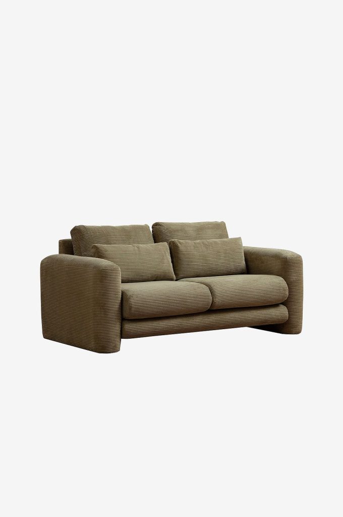 2-sits soffa – 2-sits, Lilly – Grön