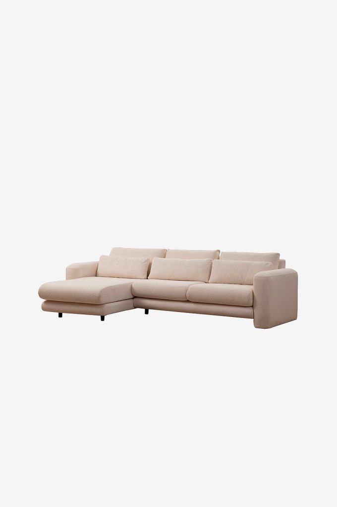 Divansoffa – vänster, Maisy – Beige (23 999 kr)