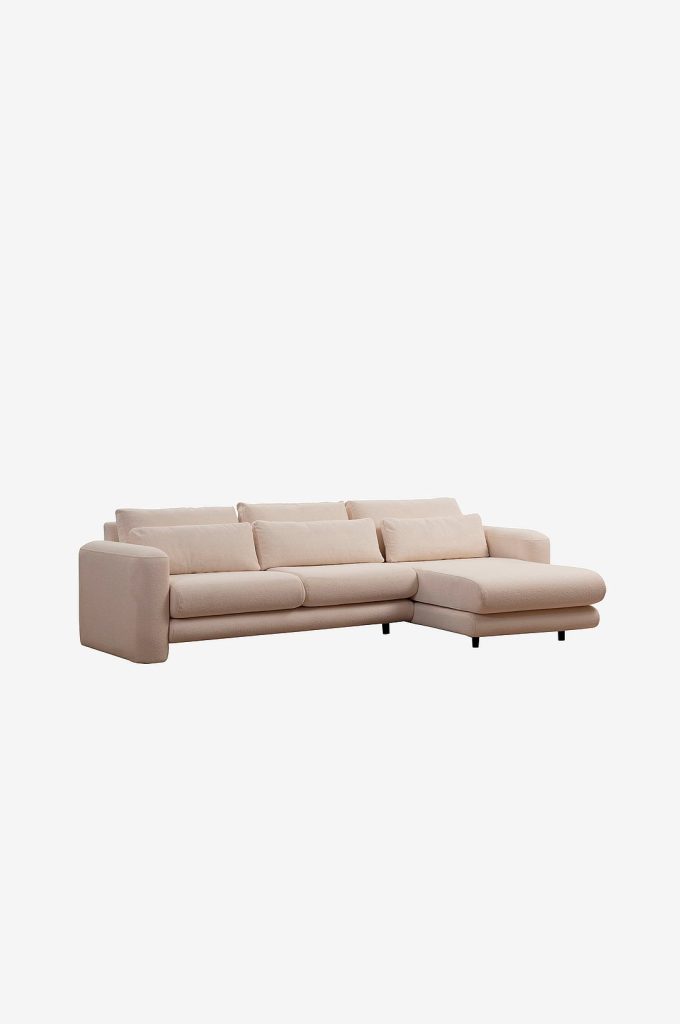 Divansoffa – höger, Maisy – Beige