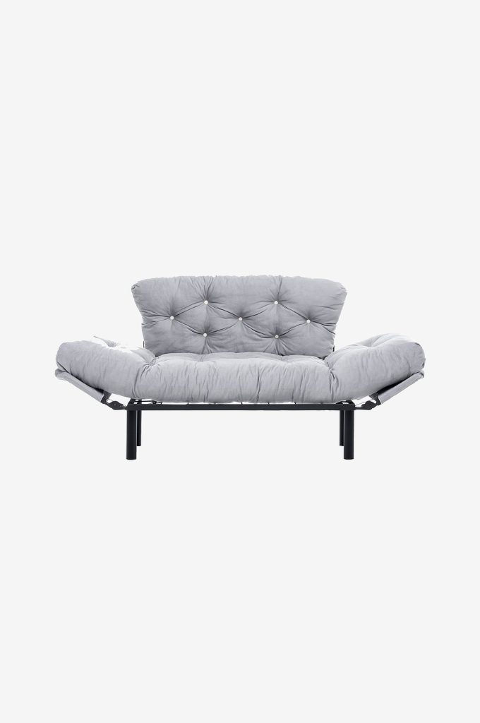 Bäddsoffa – 2-sits – Grå