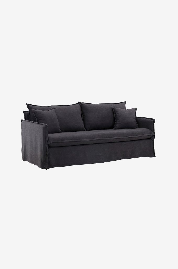 3-sits soffa – 3-Seat Nova – Svart