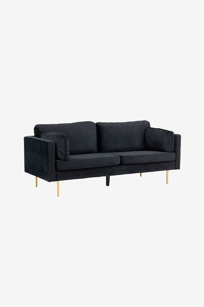3-sits soffa – Boel, 3-sits – Svart