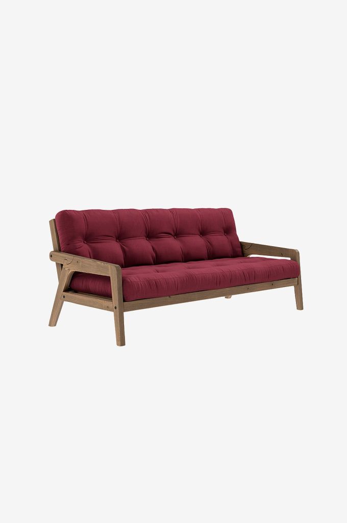 Bäddsoffa – Grab – Röd