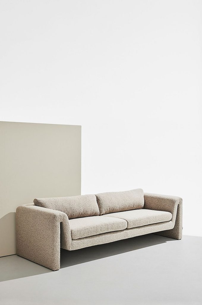 3-sits soffa – Mika soffa bouclé – Beige