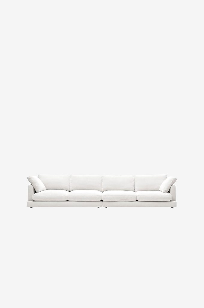 Soffa – Gala, 6-sits – Vit