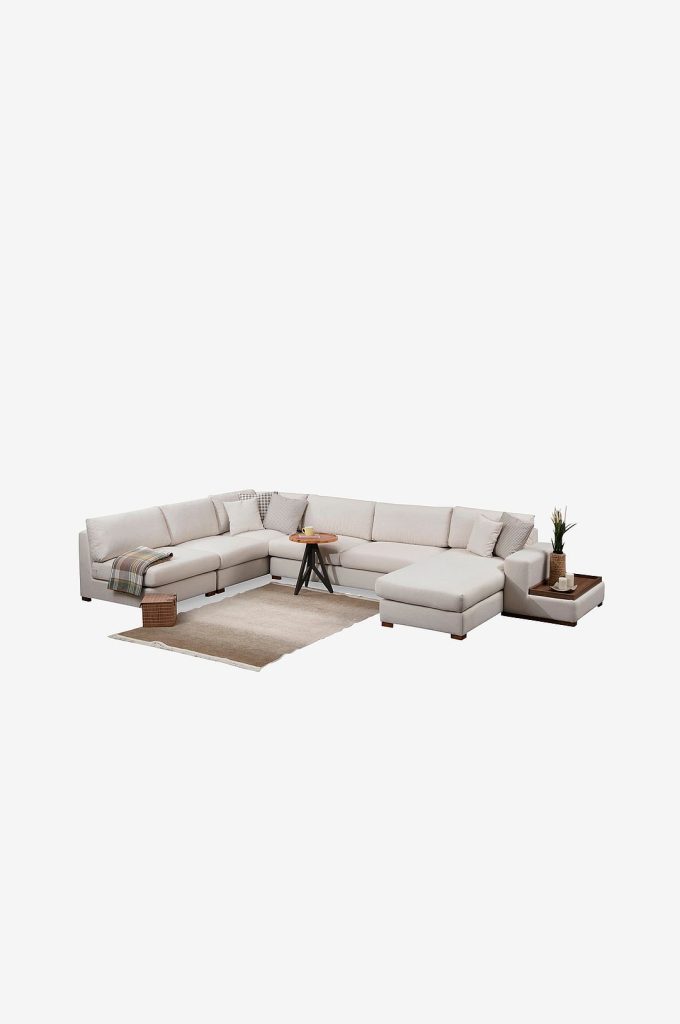 Hörnsoffa – Loop 9 – Beige