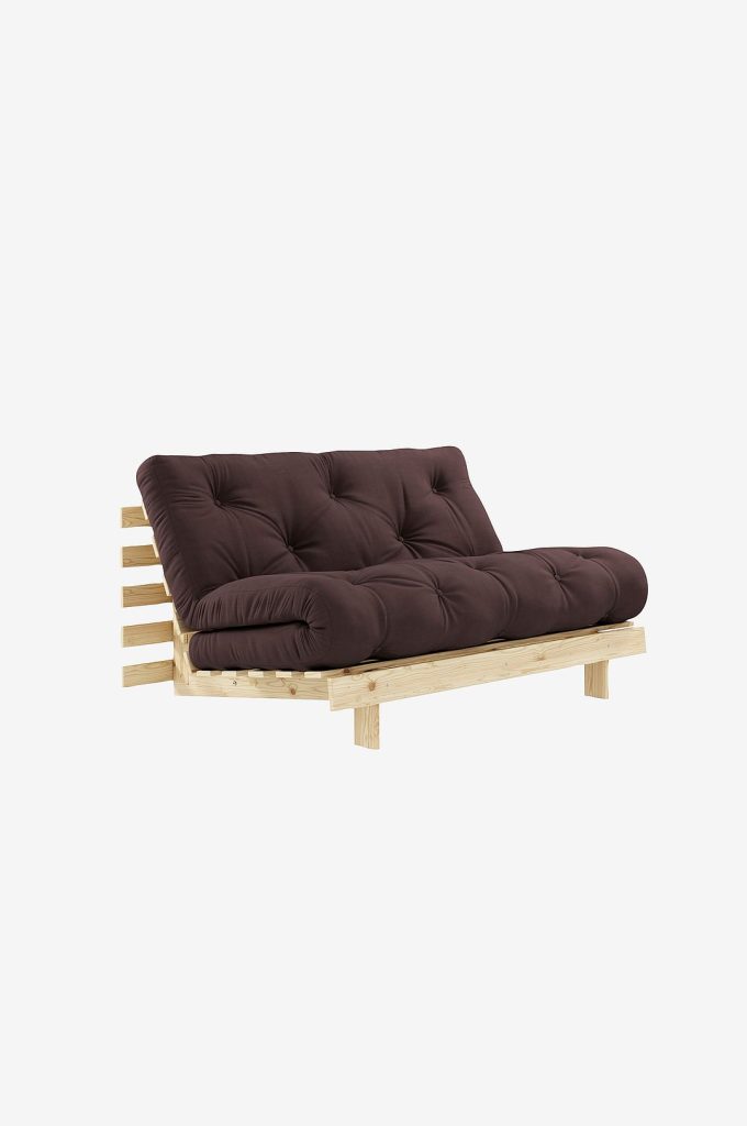Bäddsoffa – Roots 140 Rå Bas – Brun (7 119 kr)
