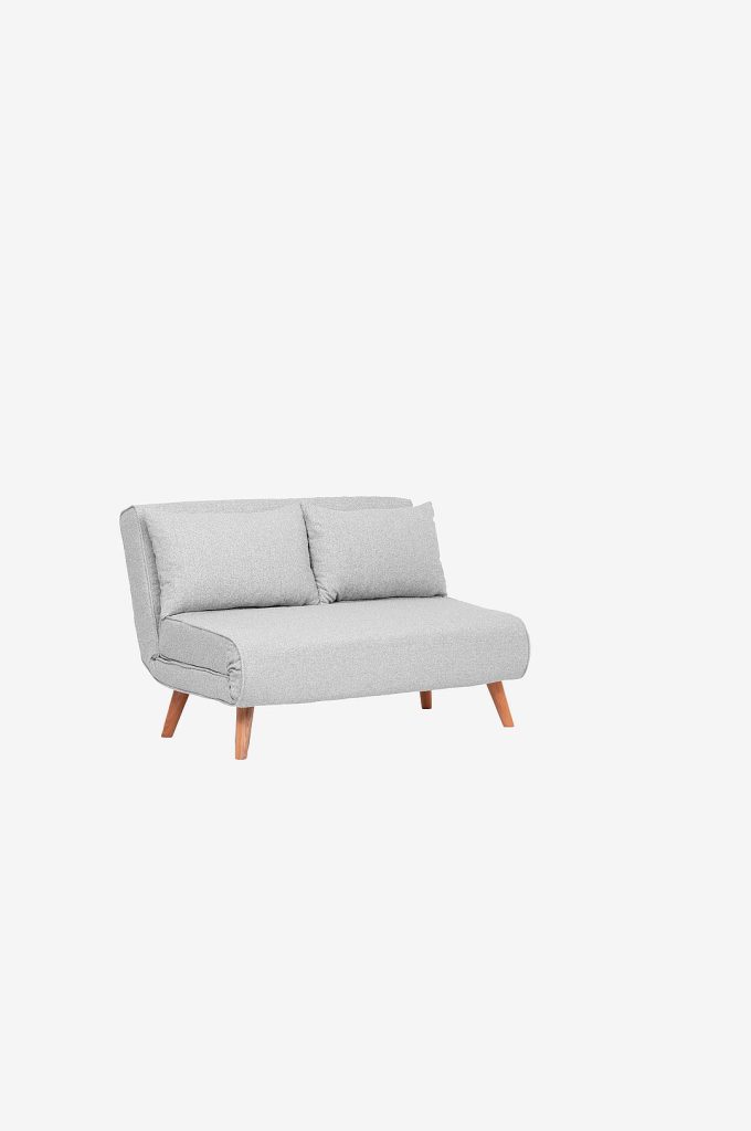 Bäddsoffa – bädd-Fred – Grå