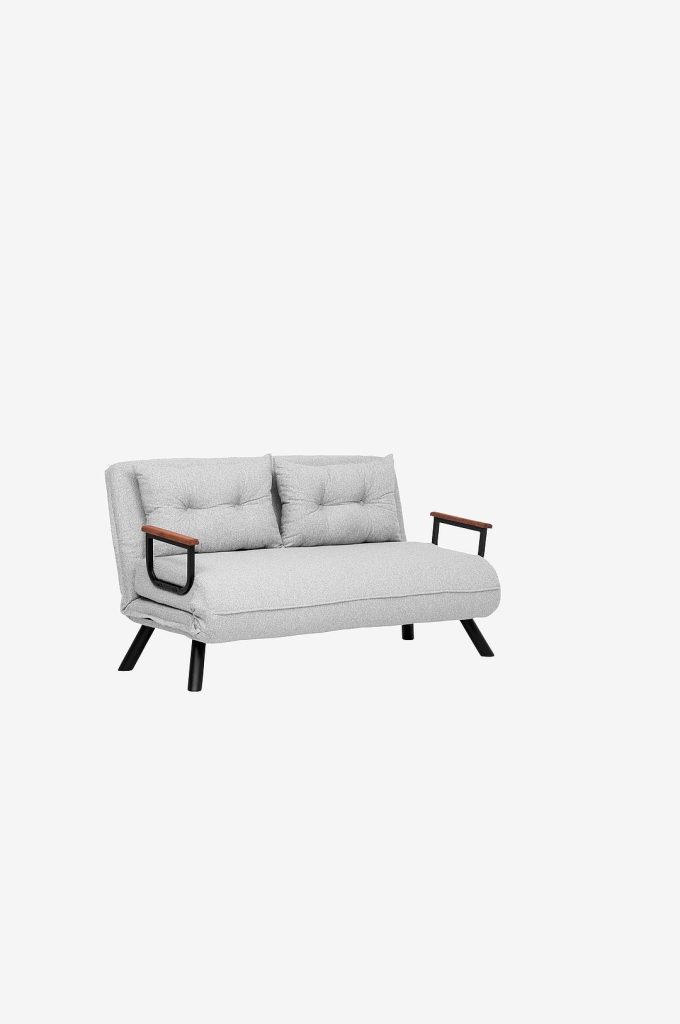 Bäddsoffa – bädd-Cameron – Grå