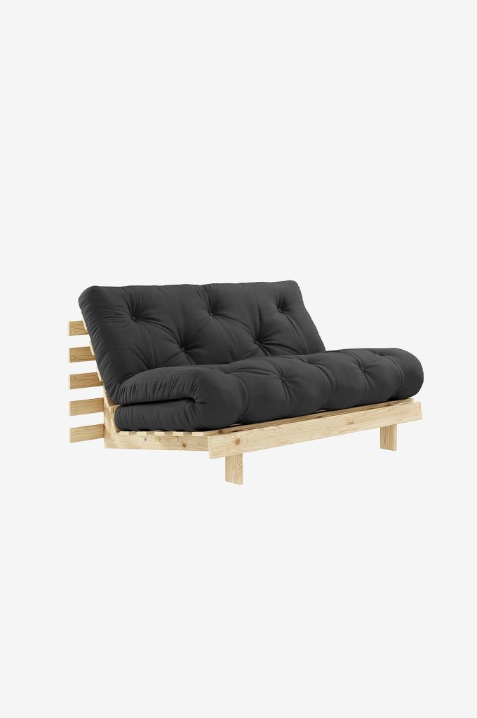 Bäddsoffa – Roots 140 Rå Bas – Grå (7 119 kr)