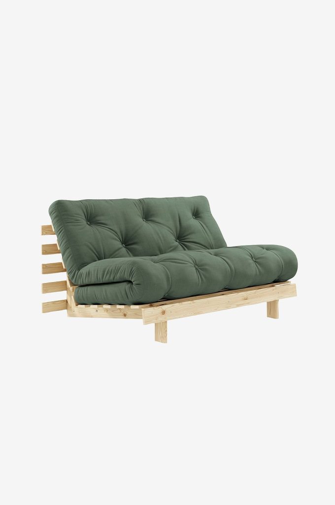 Bäddsoffa – Roots 140 Rå Bas – Grön